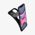 076CS27183 - iPhone 11 Case Rugged Armor in Matte Black showing the back